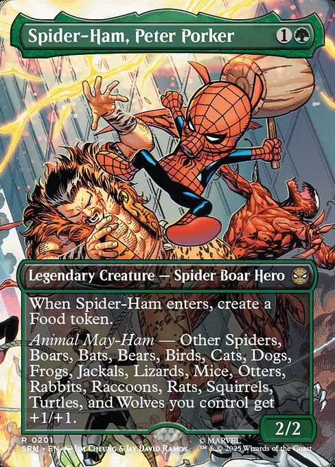 Spider-Ham, Peter Porker SPM #201 Foil