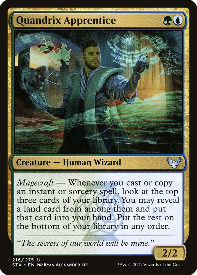 Quandrix Apprentice - 216 (Foil)