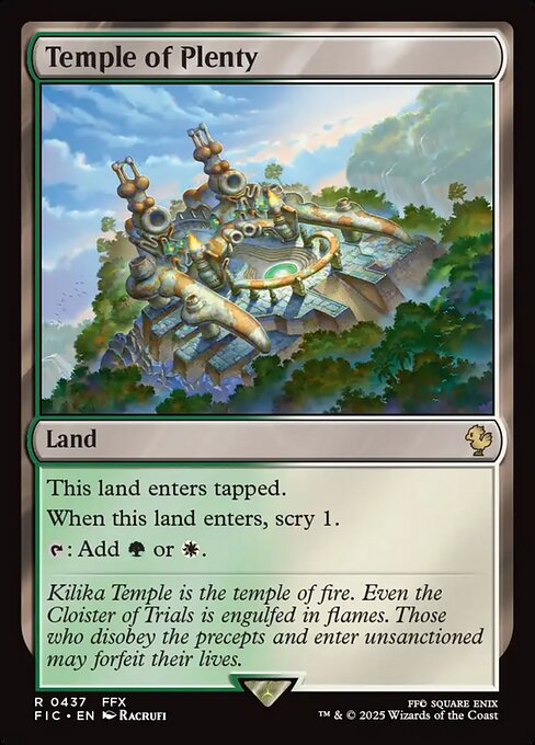 Temple of Plenty FIC #437 Non-Foil