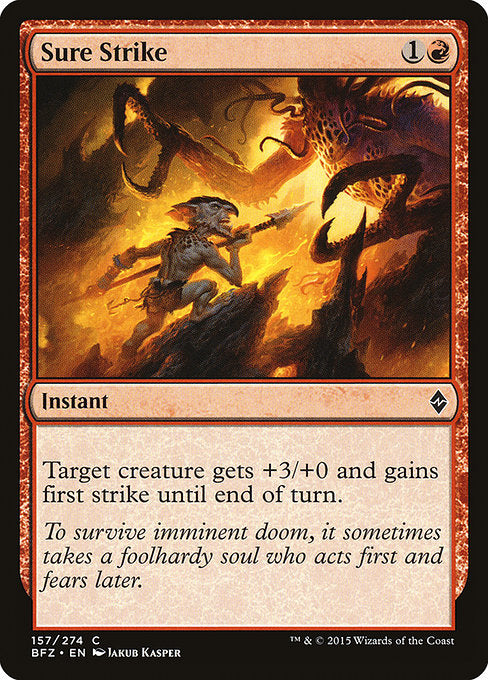 Sure Strike - 157 (Normal) Near Mint_Non-Foil