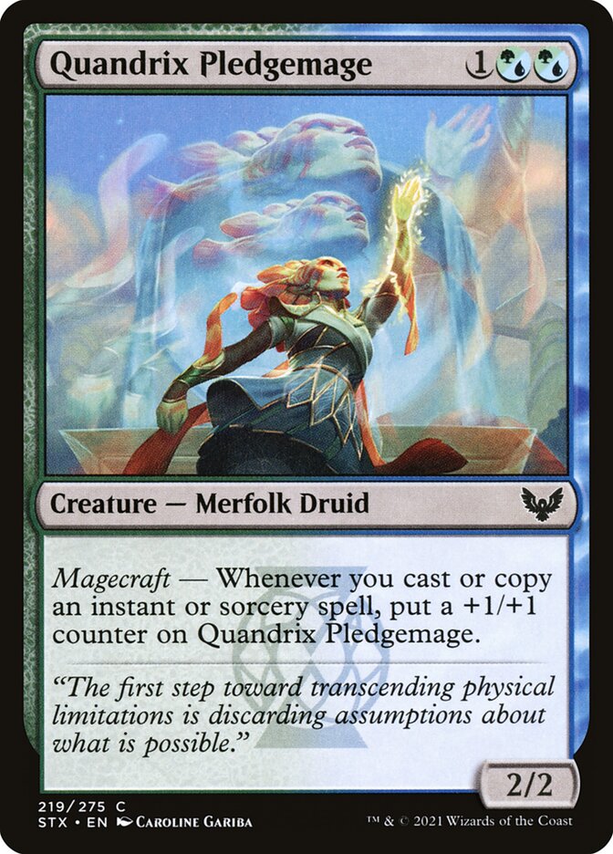 Quandrix Pledgemage - 219 (Foil)