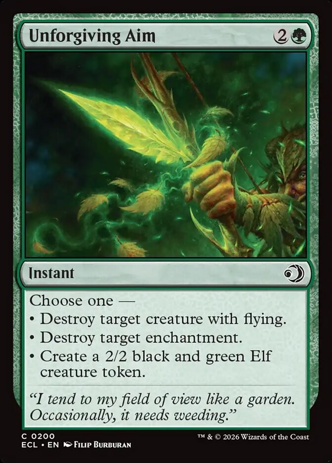 Unforgiving Aim - 200 (Foil)