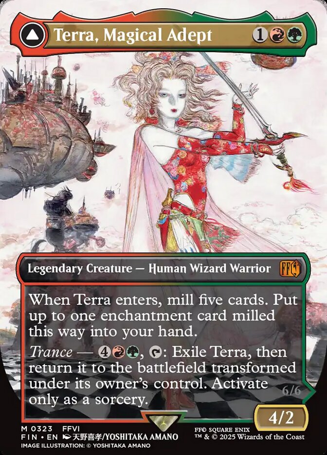 Terra, Magical Adept // Esper Terra - 323 (Foil) (JP)