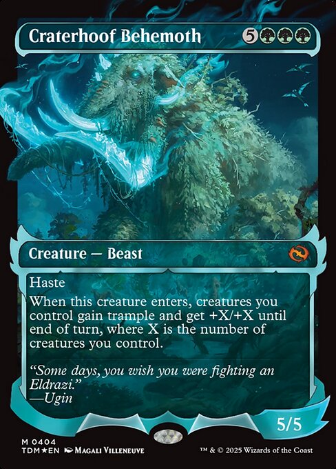 Craterhoof Behemoth TDM #404 Foil