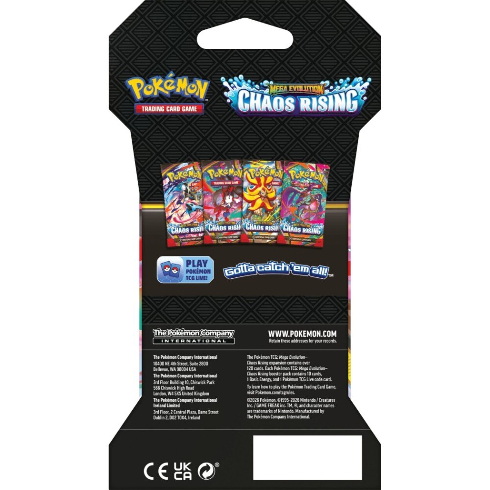 Pokémon TCG: Mega Evolution—Chaos Rising: Sleeved Booster