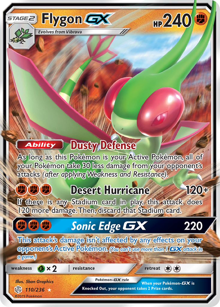 Flygon GX - 110/236 (Foil) Near Mint_Foil