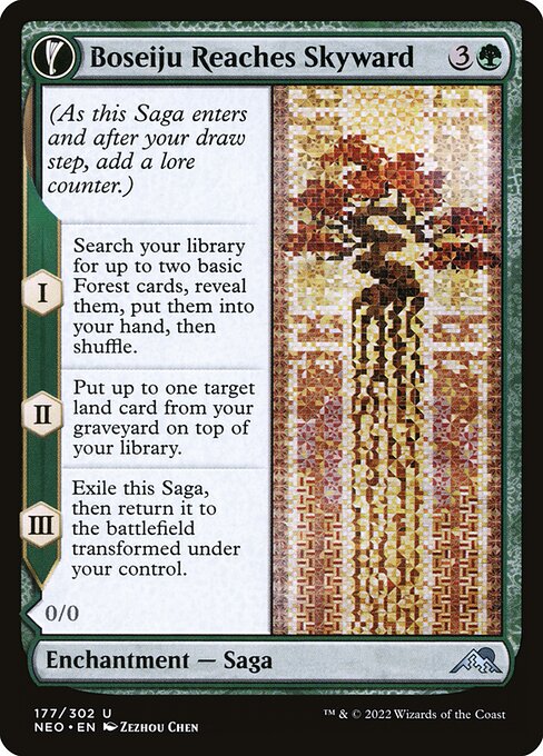Boseiju Reaches Skyward // Branch of Boseiju NEO #177 Non-Foil