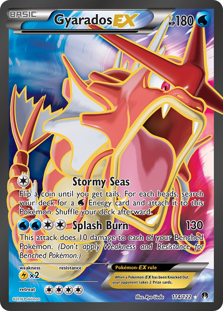 Gyarados EX (Full Art) - 114 (Foil) Near Mint_Foil