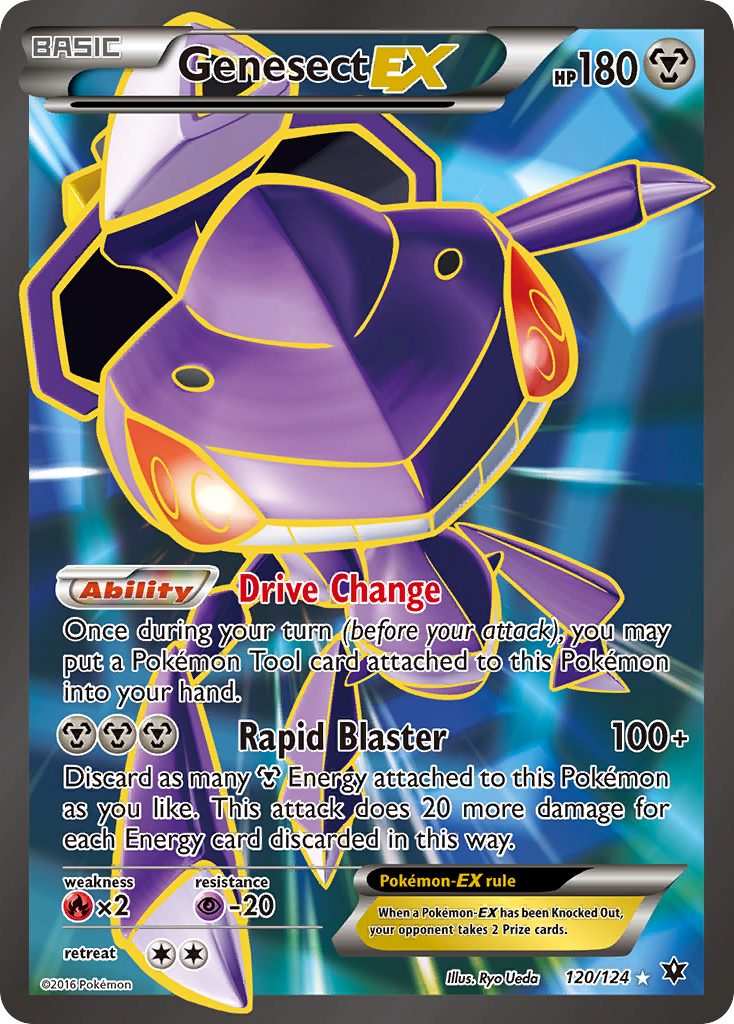Genesect EX (Full Art) - 120 (Foil) Near Mint_Foil