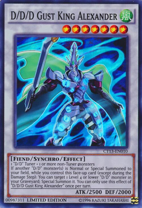 D/D/D Gust King Alexander - CT13-EN010 (Foil)
