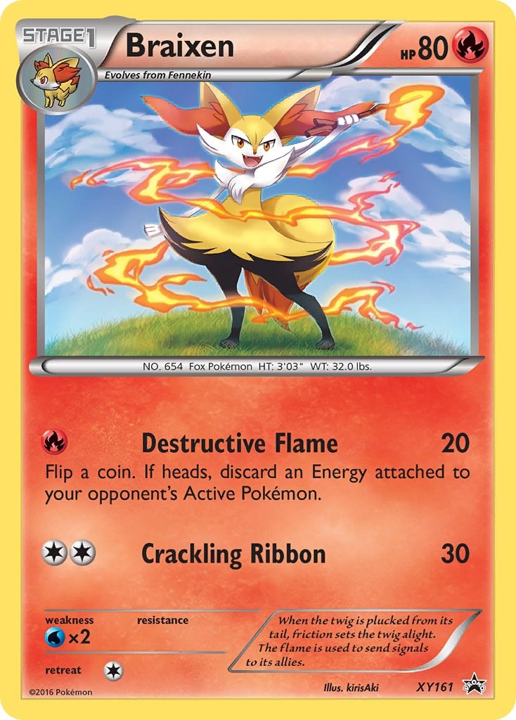 Braixen - XY161 - XY161 (Holo)