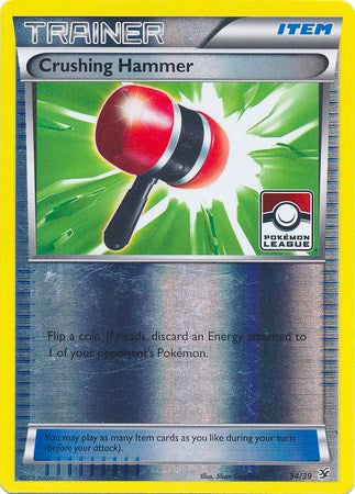 Crushing Hammer - 34/39 (Pokemon League) - 034/039 (Reverse Holo)