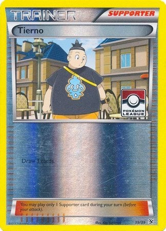 Tierno - 39/39 (Pokemon League) - 039/039 (Reverse Holo)