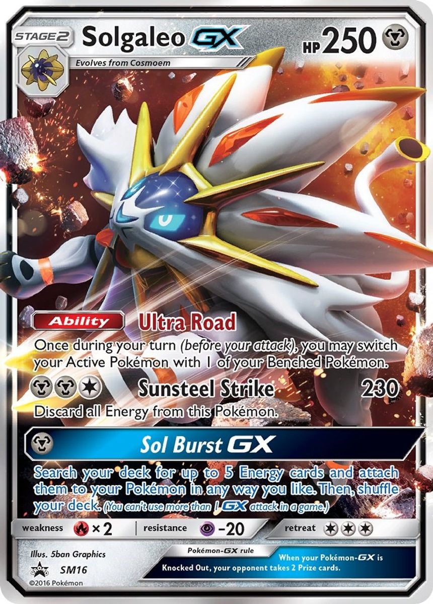 Solgaleo GX - SM16 - SM16 (Holo)