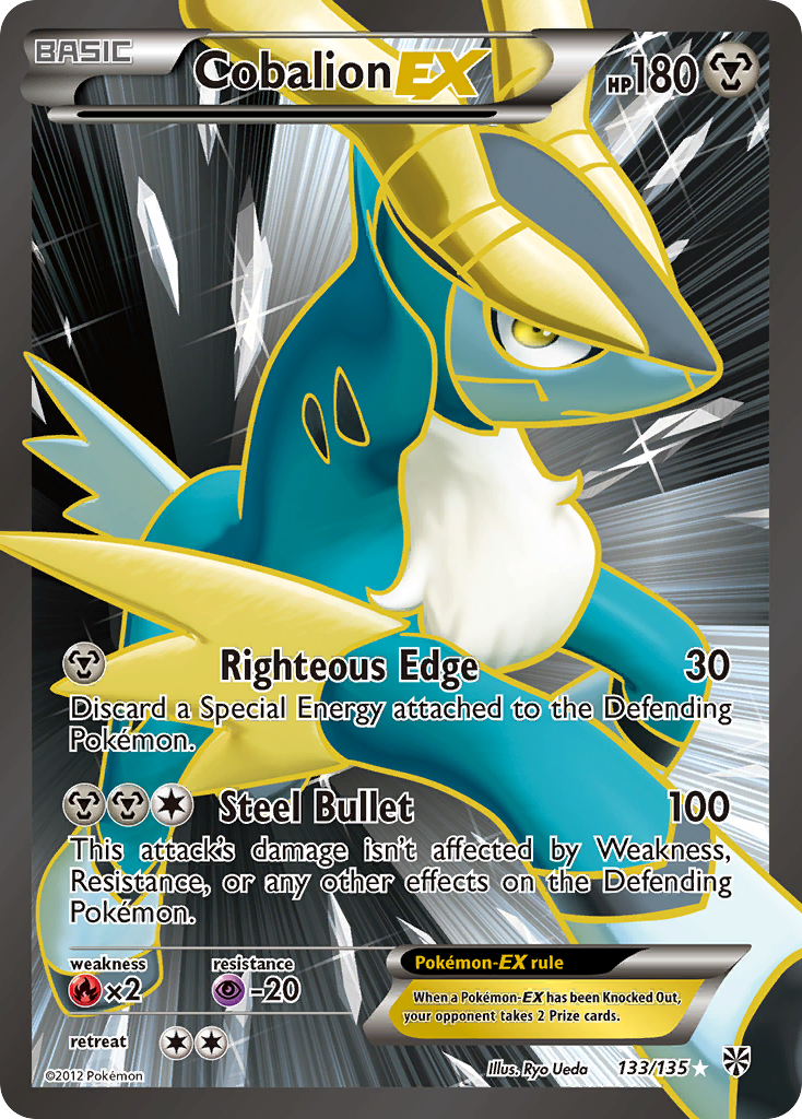 Cobalion EX (133 Full Art) - 133 (Foil) Near Mint_Foil