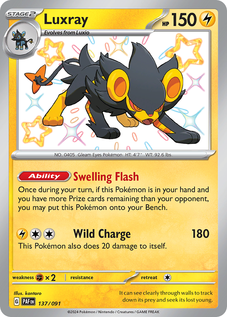 Luxray - 137/091 (Foil) Near Mint_Foil