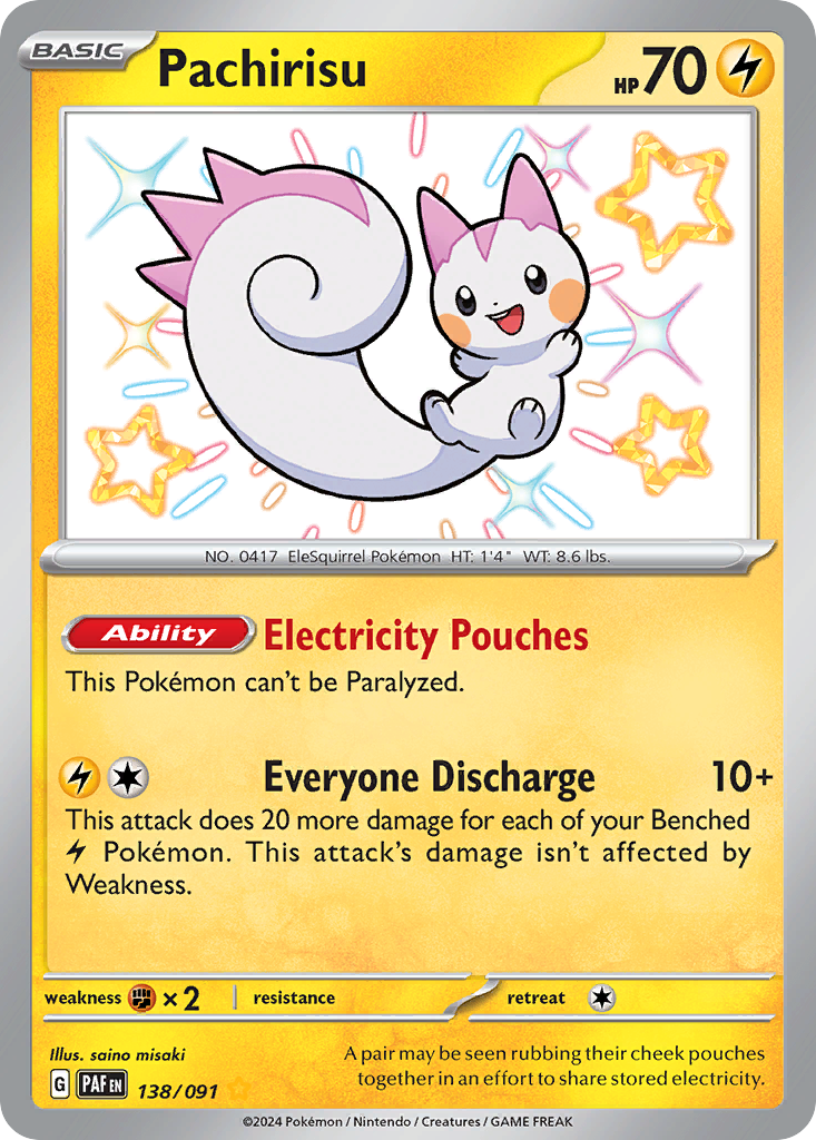 Pachirisu - 138/091 (Foil) Near Mint_Foil