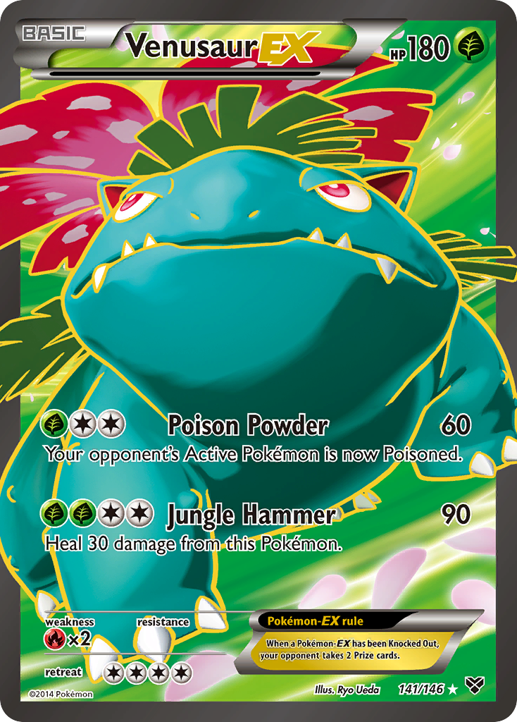 Venusaur EX (141 Full Art) - 141 (Foil) Near Mint_Foil
