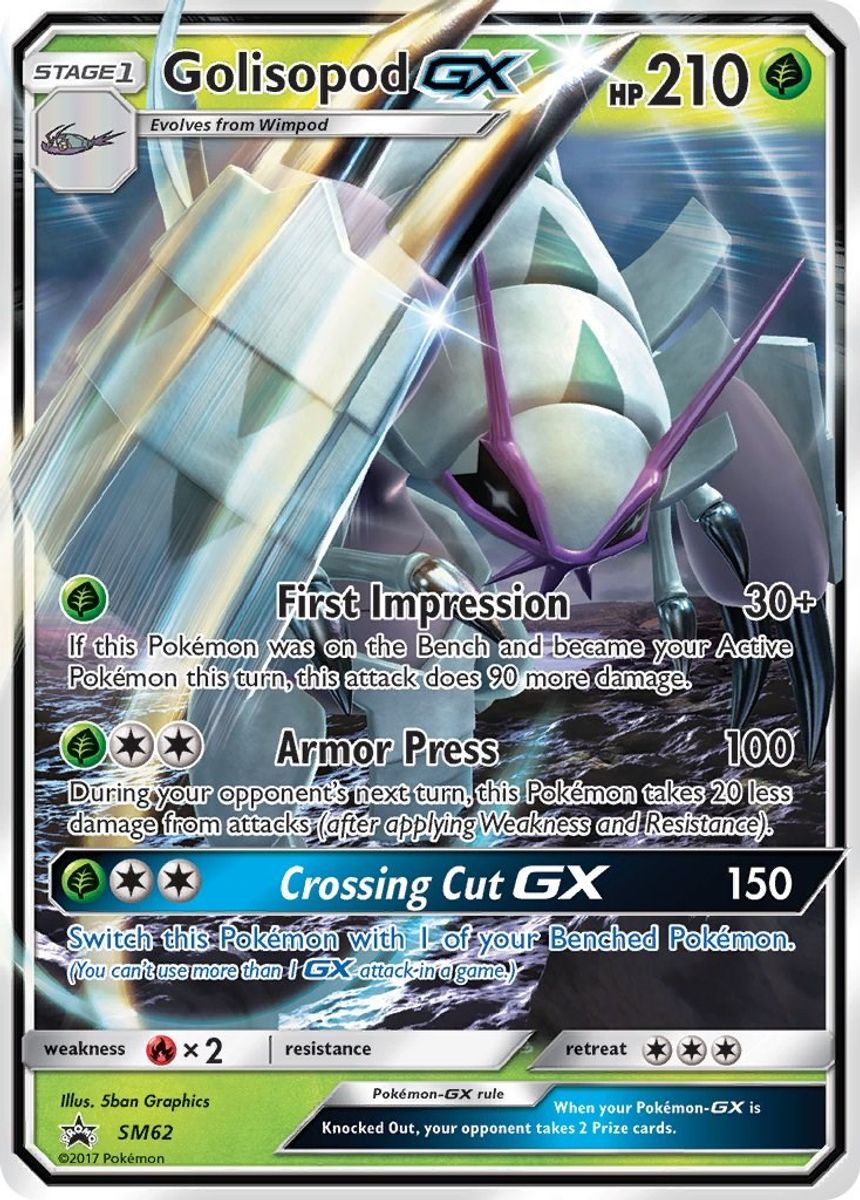 Golisopod GX - SM62 - SM62 (Holo)