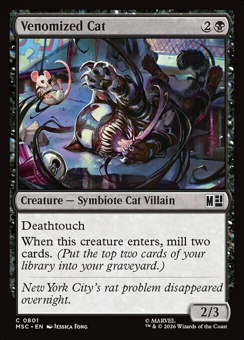 Venomized Cat - 801 (Foil)