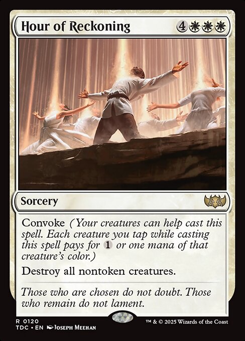 Hour of Reckoning TDC #120 Non-Foil