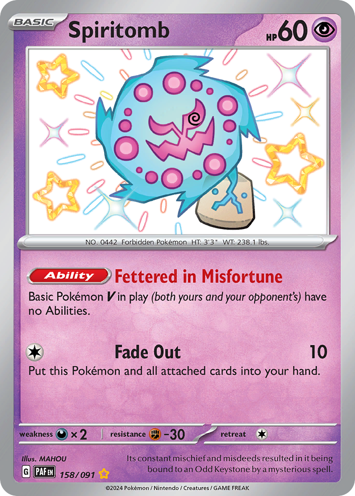 Spiritomb - 158/091 (Foil) Near Mint_Foil
