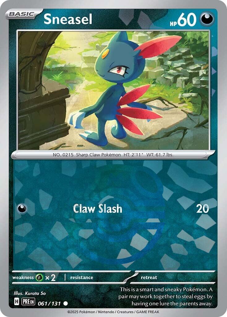 Sneasel (Master Ball Pattern) - 061/131 (Foil)