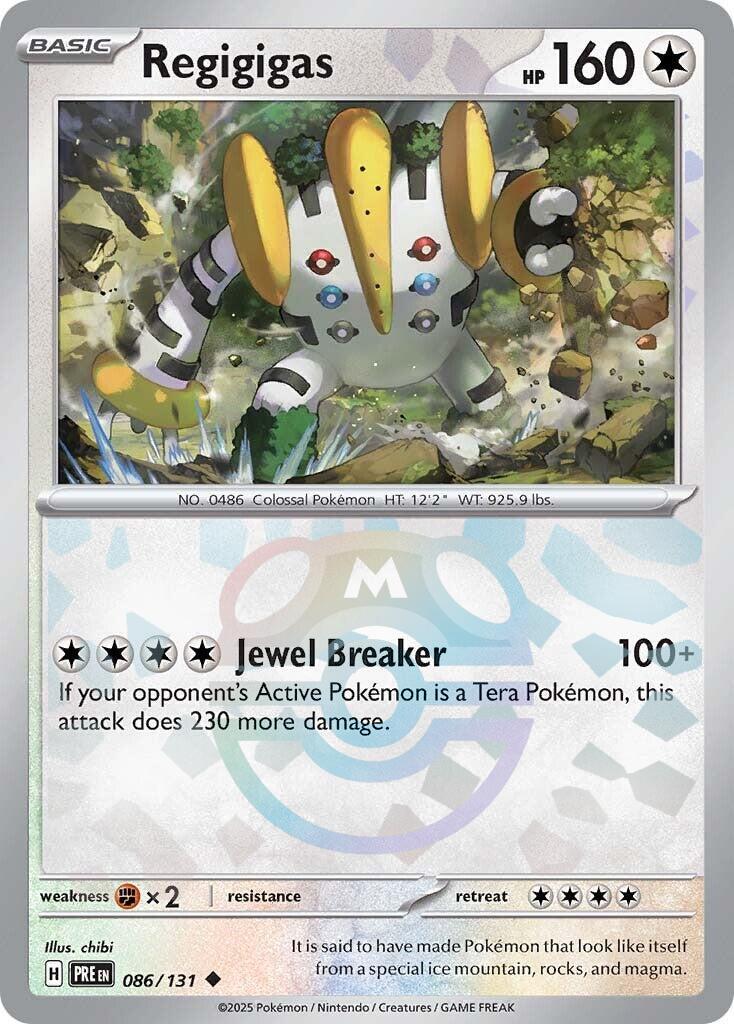 Regigigas (Master Ball Pattern) - 086/131 (Foil)