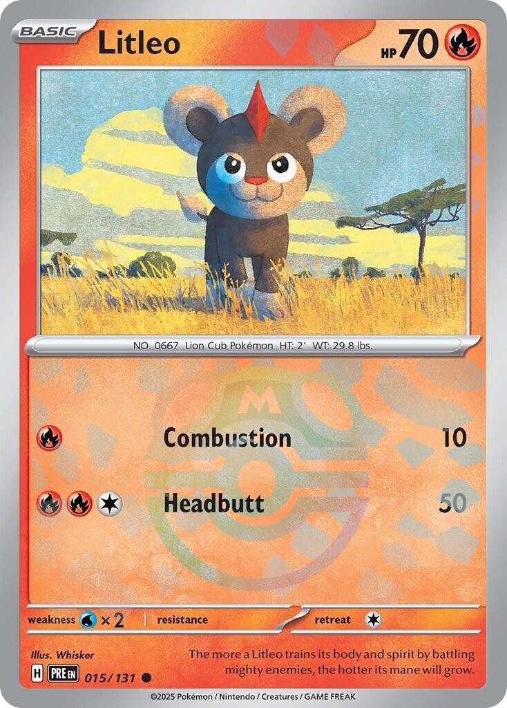 Litleo (Master Ball Pattern) - 015/131 (Foil)