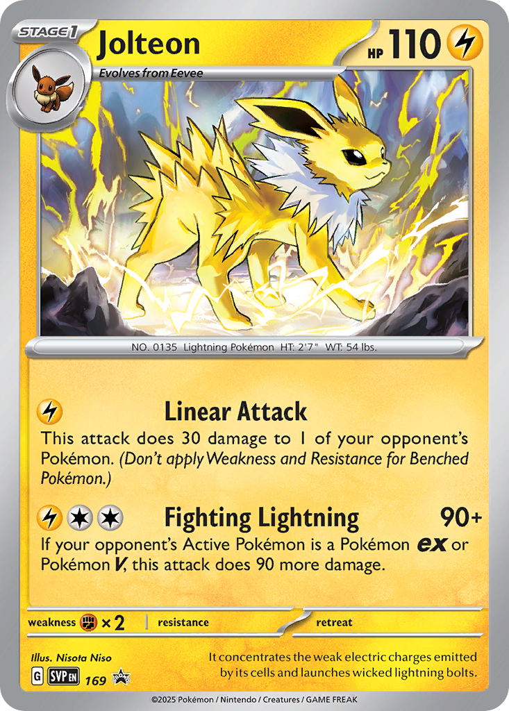 Jolteon - 169 (Foil) Near Mint_Foil