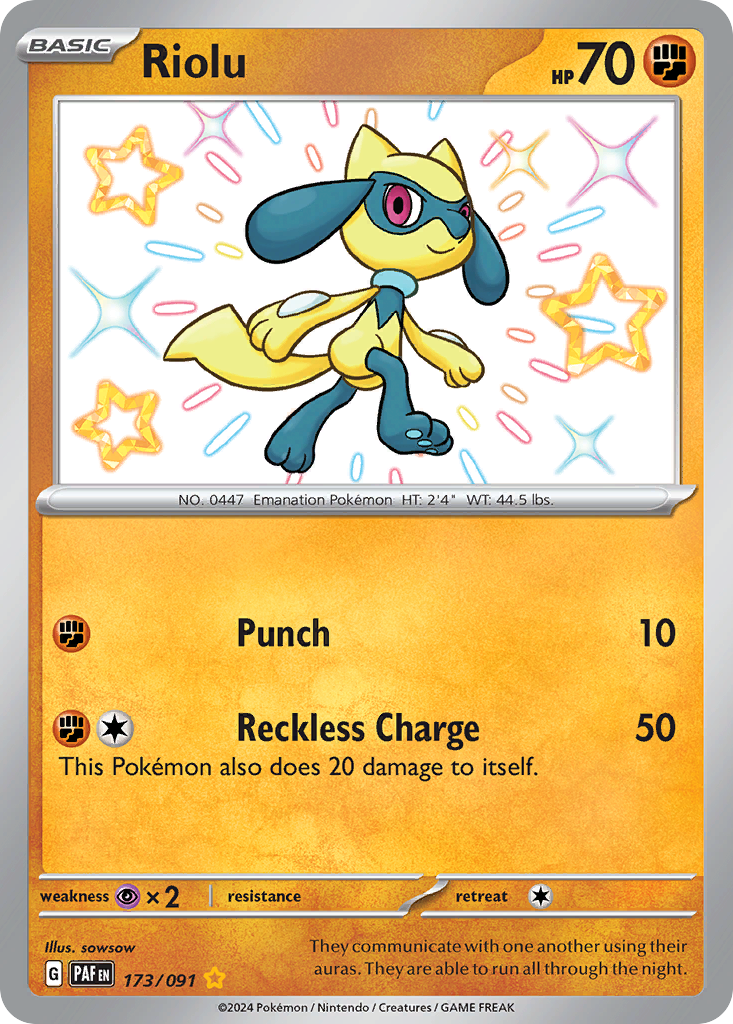 Riolu - 173/091 (Foil) Near Mint_Foil