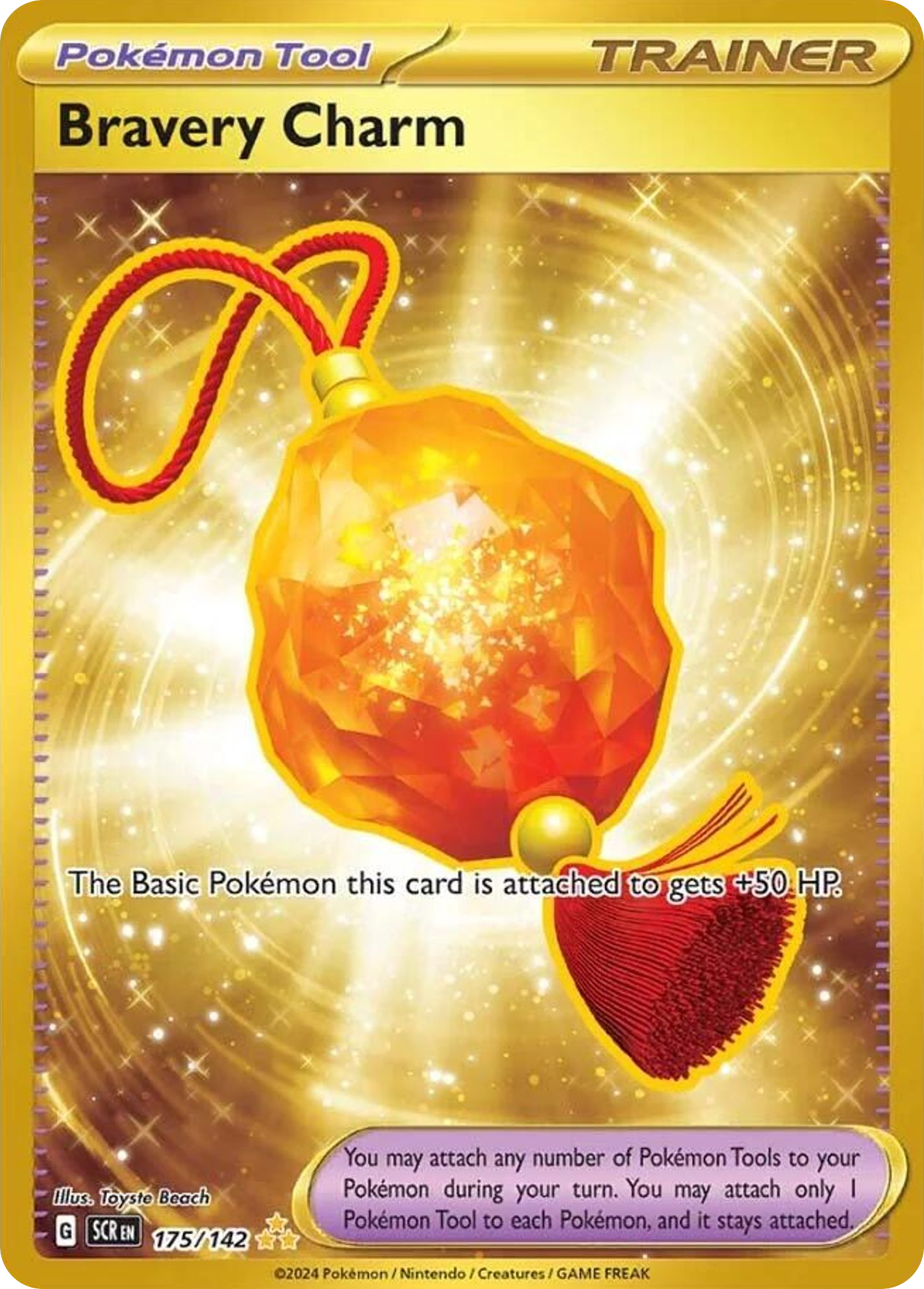 Bravery Charm - 175/142 (Foil) Near Mint_Foil