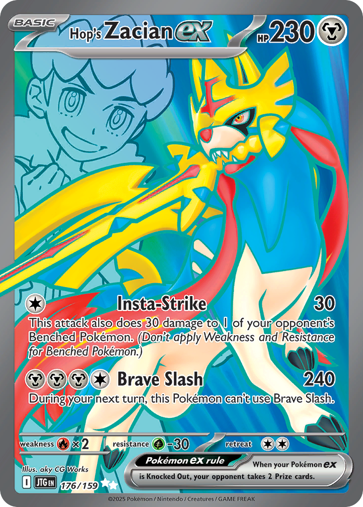 Hop's Zacian ex - 176/159 (Foil) Near Mint_Foil