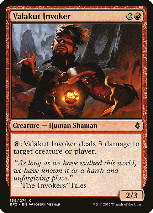 Valakut Invoker - 159 (Normal) Near Mint_Non-Foil