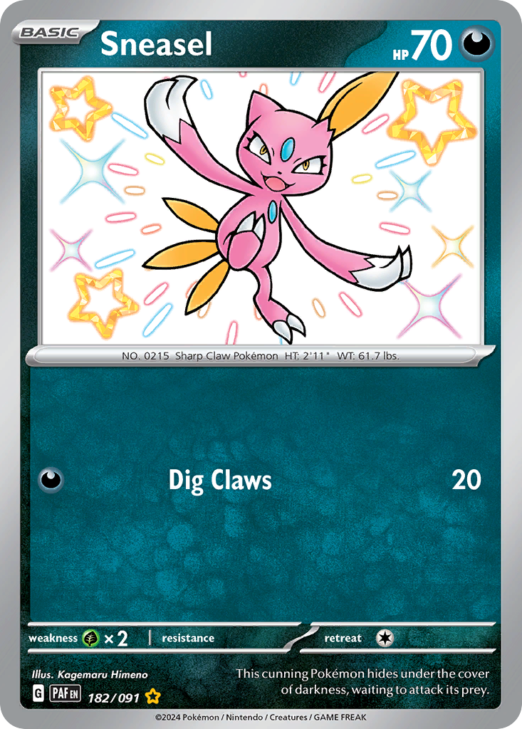 Sneasel - 182/091 (Foil) Near Mint_Foil