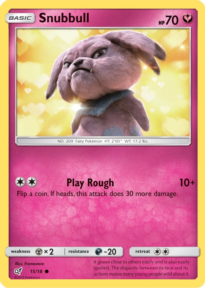 Snubbull - 15/18 (Holo)