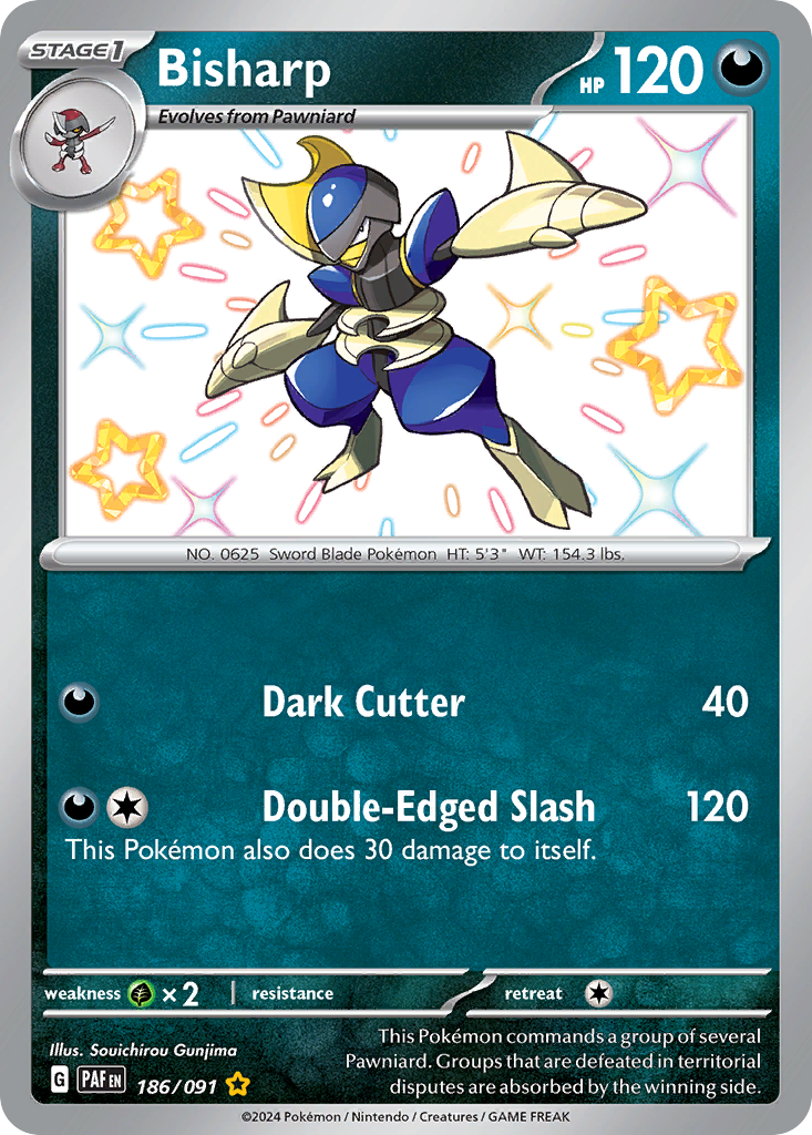 Bisharp - 186/091 (Foil) Near Mint_Foil