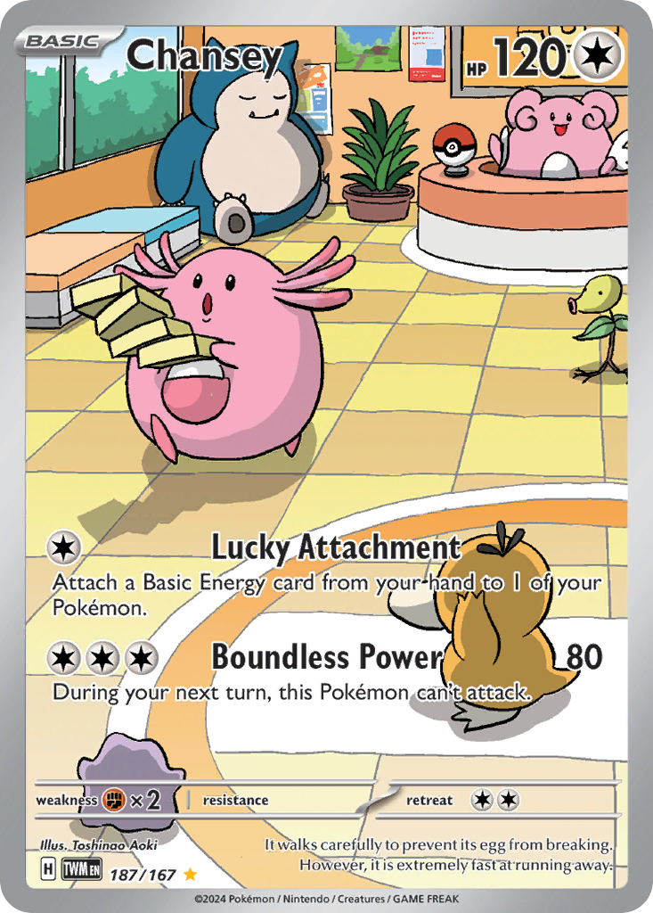 Chansey - 187/167 (Foil) Near Mint_Foil