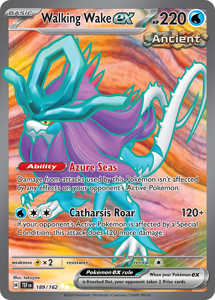 Walking Wake ex - 189/162 (Foil) Near Mint_Foil
