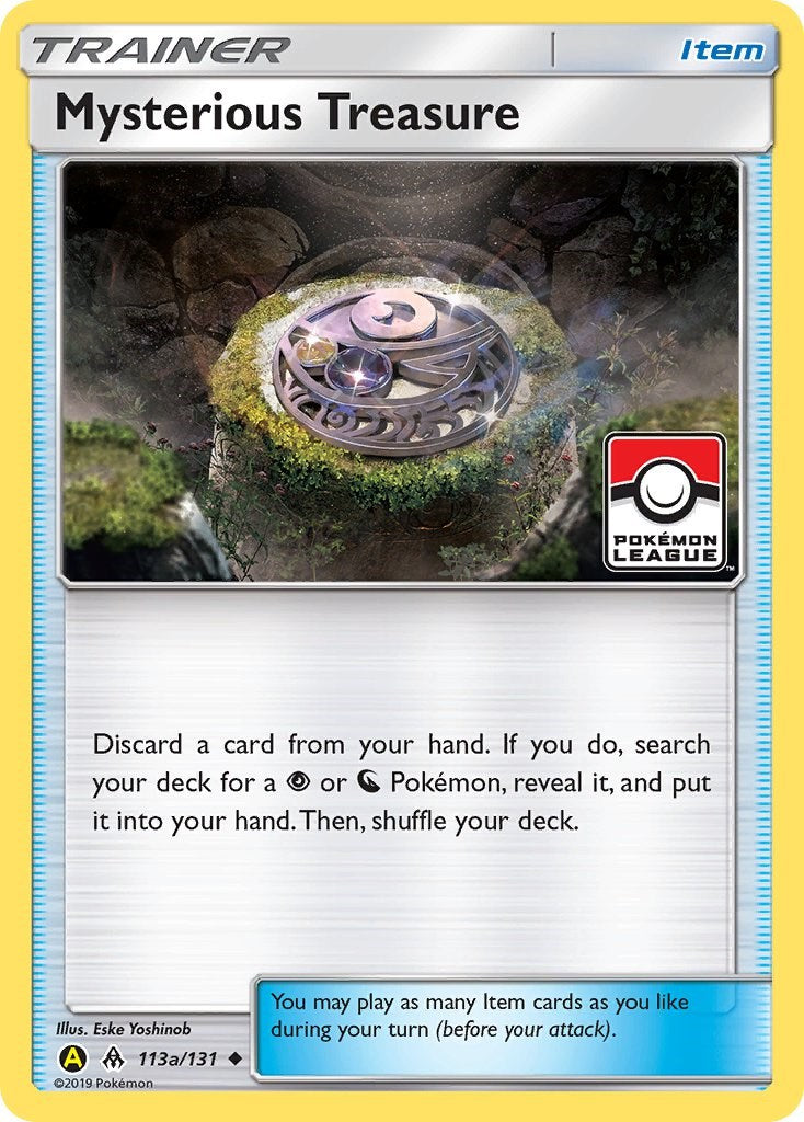 Mysterious Treasure - 113a/131 (Pokemon League) - 113a/131 (Reverse Holofoil) Near Mint_Reverse Holofoil