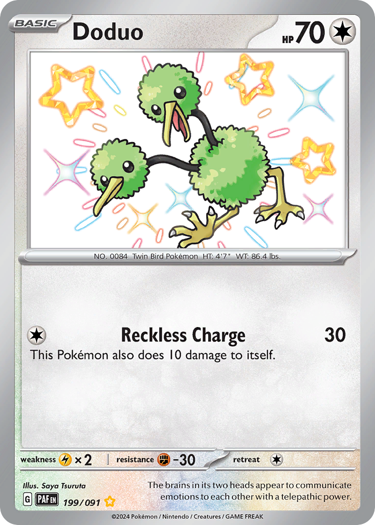 Doduo - 199/091 (Foil) Near Mint_Foil