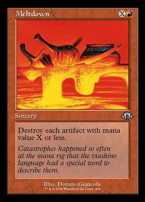 Meltdown Retro - 418 (Normal) Near Mint_Non-Foil