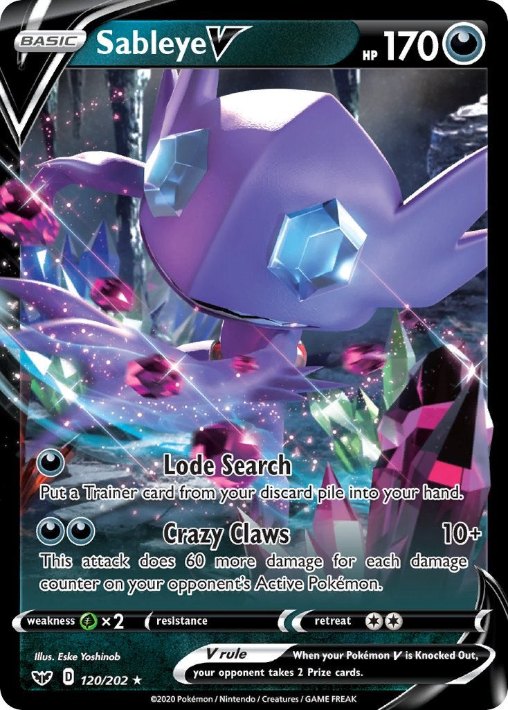 Sableye V - 120/202 (Holo)