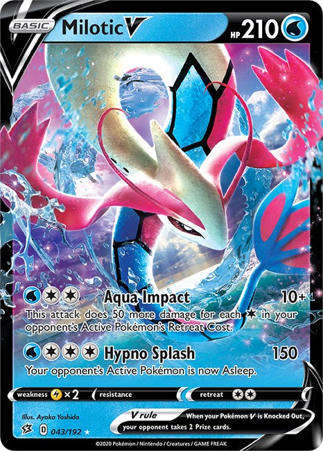 Milotic V - 043/192 (Holo)