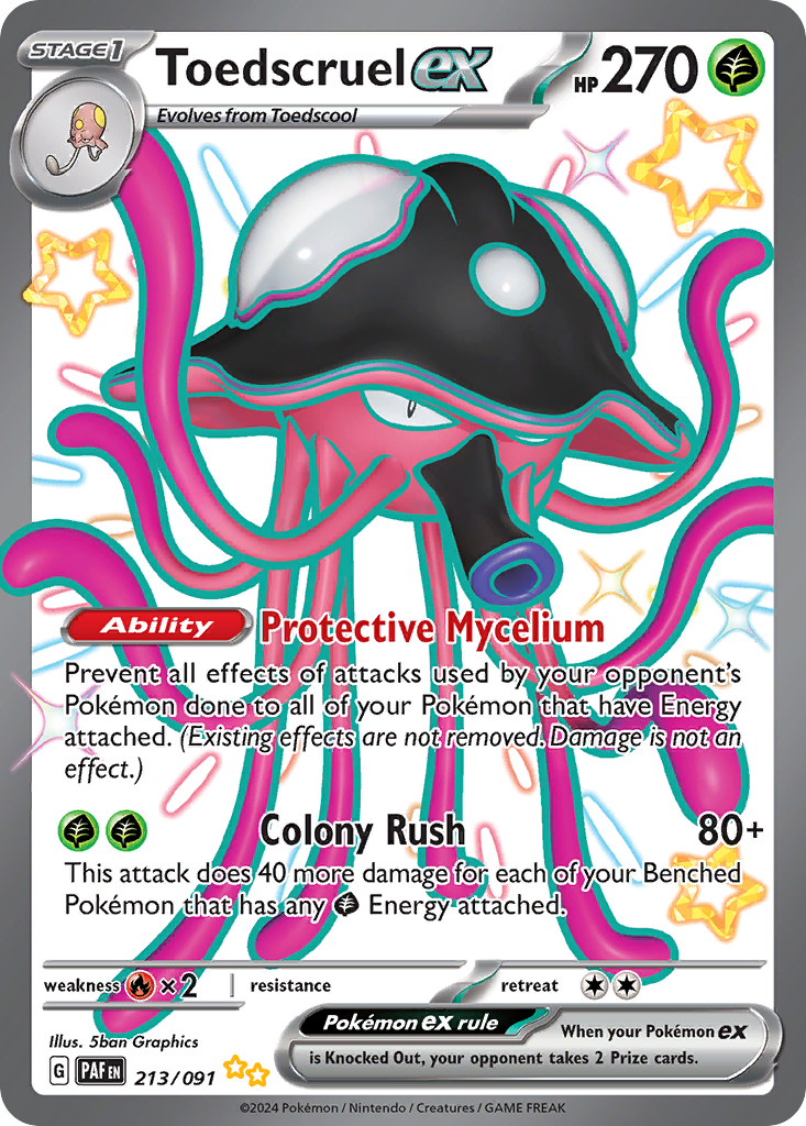 Toedscruel ex - 213/091 (Foil) Near Mint_Foil