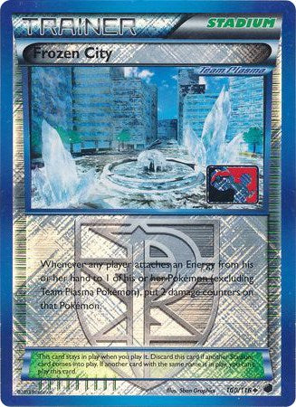Frozen City (Team Plasma) - 100/116 (League Promo) - 100/116 (Reverse Holo)