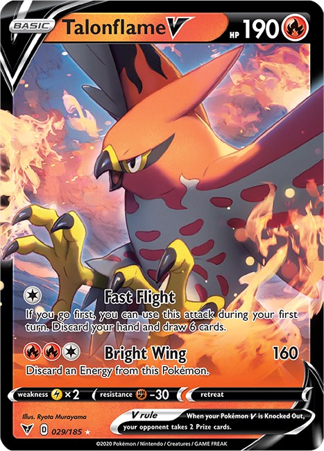 Talonflame V - 029/185 (Holo)