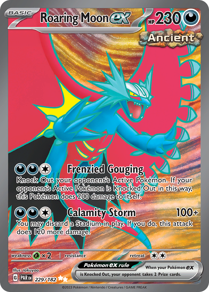 Roaring Moon ex - 229/182 (Foil) Near Mint_Foil