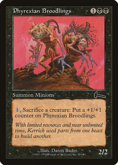 Phyrexian Broodlings ULG #58 Non-Foil