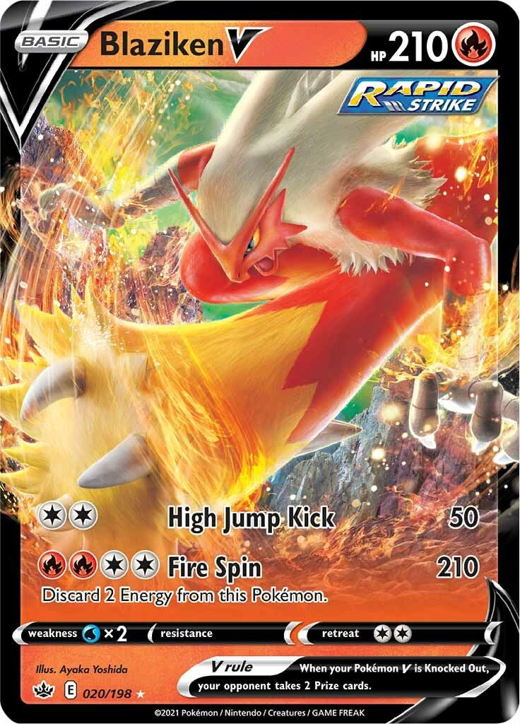 Blaziken V - 020/198 (Holo)